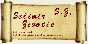 Selimir Životić vizit kartica